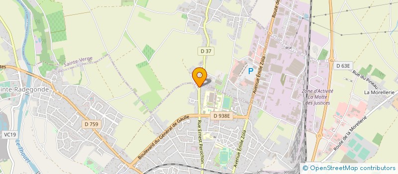 localisation de l'entreprise MADAME MARIE-ANNICK JEANNETEAU  THOUARS