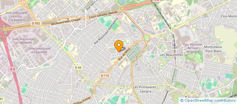 localisation de l'entreprise MADAME MARIE-ANNICK LE PALUD à AULNAY-SOUS-BOIS