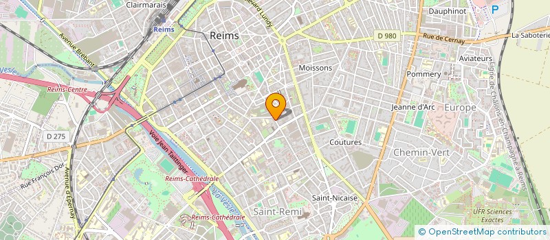 localisation de l'entreprise MADAME MARIE ANNICK LEROY  REIMS