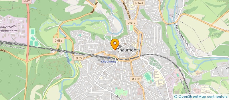 localisation de l'entreprise MADAME MARIE-ANNICK LURON à CHAUMONT