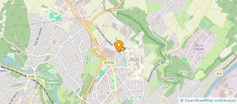 localisation de l'entreprise MADAME MARIE-ANNICK MARTINEZ  PONTOISE