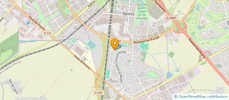 localisation de l'entreprise MADAME MARIE-ANNICK MBENGUE-CHEVALIER  SERRIS