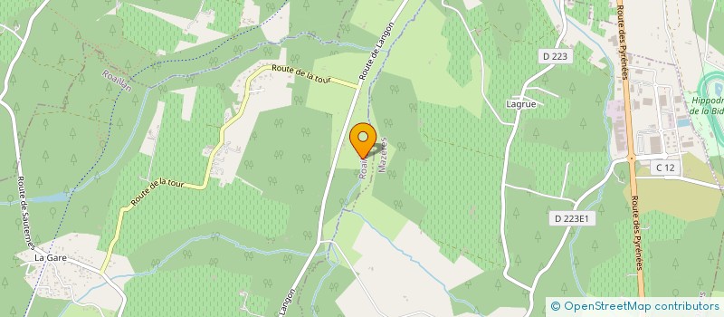 localisation de l'entreprise MADAME MARIE ANNICK PICHONNEAU  ROAILLAN