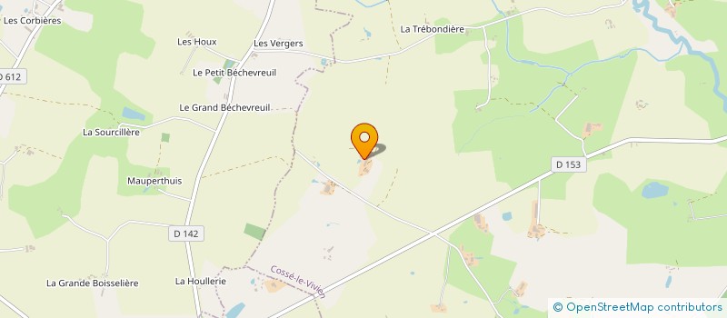 localisation de l'entreprise MADAME MARIE-ANNICK POIRIER à COSSE LE VIVIEN