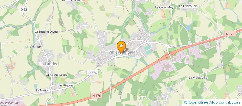 localisation de l'entreprise MADAME MARIE ANNICK THIBAULT à VILDE-GUINGALAN