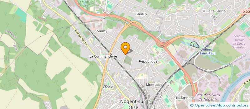 localisation de l'entreprise MADAME MARIE-ANNICK THOER  NOGENT-SUR-OISE