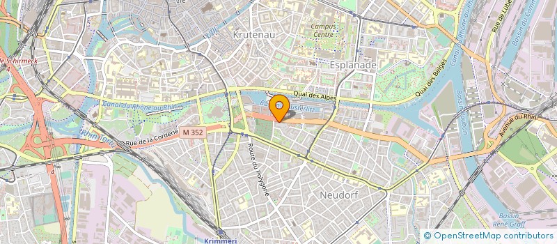 localisation de l'entreprise MADAME MARIE ANNICK WISSHAUPT CLAUDEL à STRASBOURG