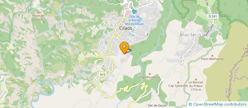 localisation de l'entreprise MADAME MARIE-ANNIE GEORGET à CILAOS