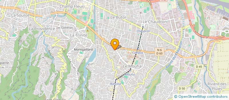 localisation de l'entreprise MADAME MARIE ANNIE-ROSE VIRAMA LATCHOUMY  SAINT-DENIS