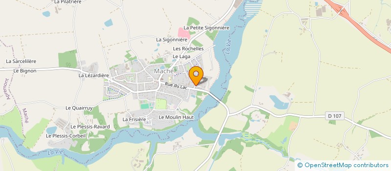 localisation de l'entreprise MADAME MARIE-ANNIE VENDE  MACHE