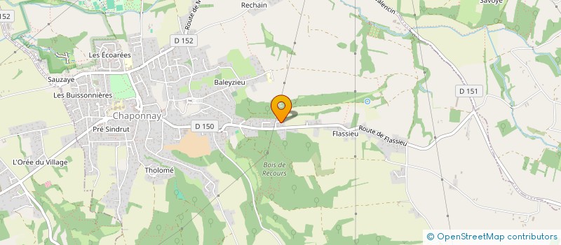 localisation de l'entreprise MADAME MARIE-ANNISE PAYET  CHAPONNAY