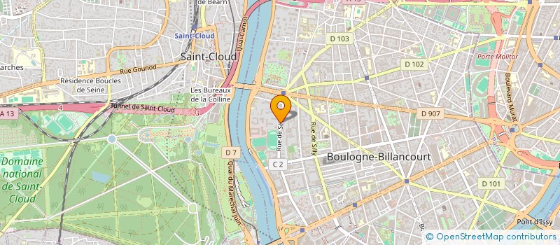 localisation de l'entreprise MADAME MARIE-ANNONCIADE BADY  BOULOGNE-BILLANCOURT