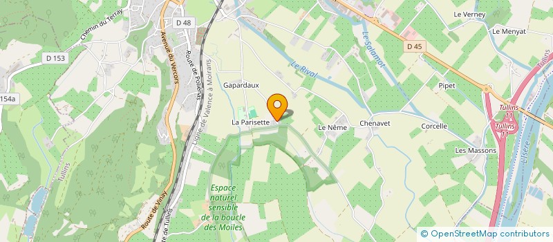localisation de l'entreprise MADAME MARIE ANTHOUARD à TULLINS