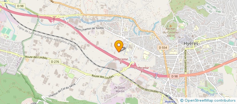 localisation de l'entreprise MADAME MARIE-ANTOINETTE ABELLO  HYERES