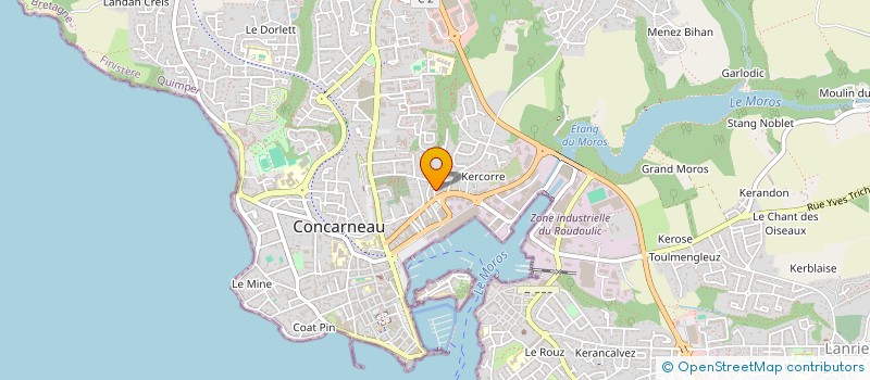 localisation de l'entreprise MADAME MARIE-ANTOINETTE AUFFRET à CONCARNEAU