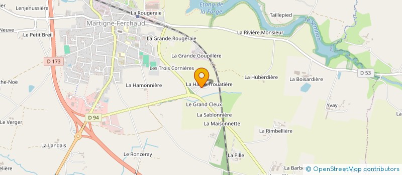 localisation de l'entreprise MADAME MARIE-ANTOINETTE BRIZARD à MARTIGNE-FERCHAUD