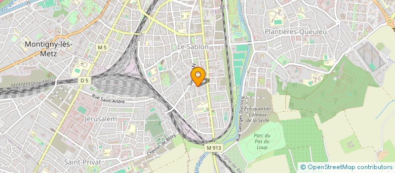 localisation de l'entreprise MADAME MARIE-ANTOINETTE CALLA  METZ