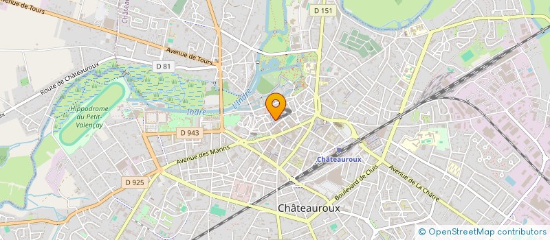 localisation de l'entreprise MADAME MARIE-ANTOINETTE DAQUEBRONNE à CHATEAUROUX