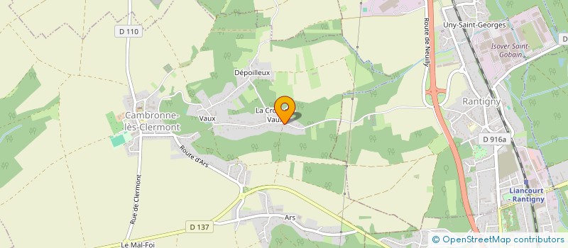 localisation de l'entreprise MADAME MARIE ANTOINETTE DORIVAL  CAMBRONNE-LES-CLERMONT