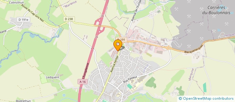 localisation de l'entreprise MADAME MARIE-ANTOINETTE DUCARME  MARQUISE