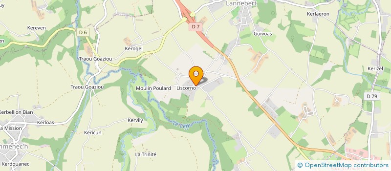 localisation de l'entreprise MADAME MARIE-ANTOINETTE LE GOUX à LANNEBERT
