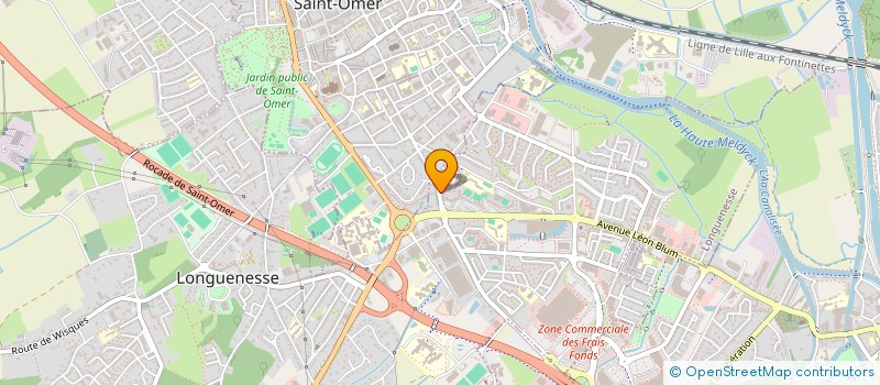 localisation de l'entreprise MADAME MARIE-ANTOINETTE MAES  LONGUENESSE