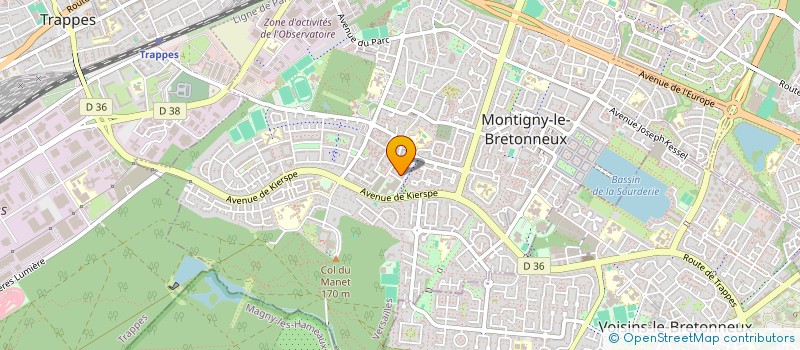 localisation de l'entreprise MADAME MARIE-ANTOINETTE MARTINEZ  MONTIGNY-LE-BRETONNEUX