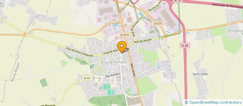 localisation de l'entreprise MADAME MARIE-ANTOINETTE METTAIS  BOURG-ACHARD