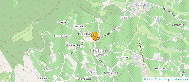 localisation de l'entreprise MADAME MARIE-ANTOINETTE MONOD à ODENAS