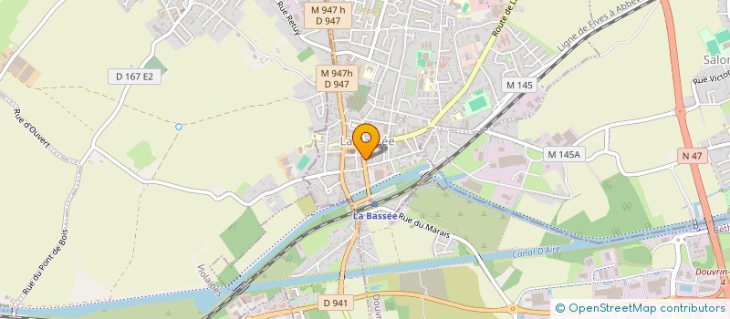 localisation de l'entreprise MADAME MARIE-ANTOINETTE MORSCH  LA BASSEE