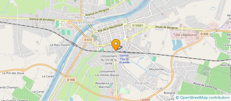 localisation de l'entreprise MADAME MARIE-ANTOINETTE PIZZOL  PINEUILH