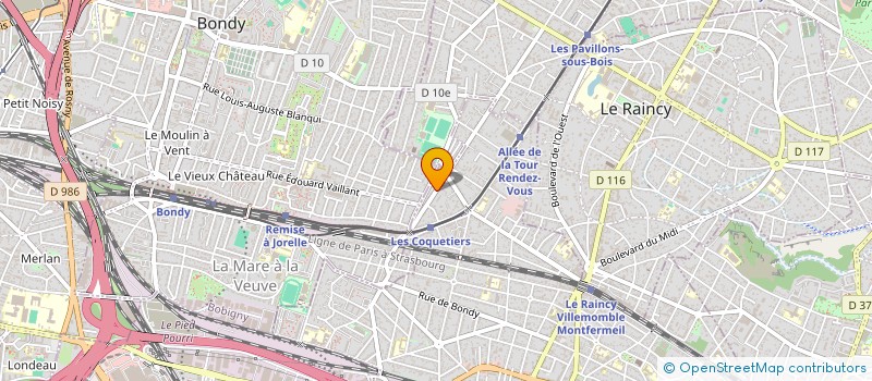 localisation de l'entreprise MADAME MARIE ANTOINETTE RESTAINO  VILLEMOMBLE