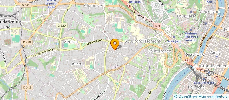 localisation de l'entreprise MADAME MARIE-ANTOINETTE RETY  LYON