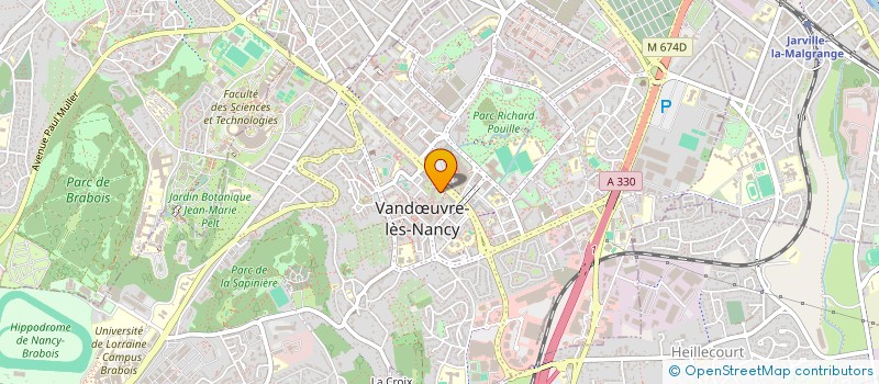 localisation de l'entreprise MADAME MARIE-ANTOINETTE SONNTAG  VANDUVRE-LES-NANCY