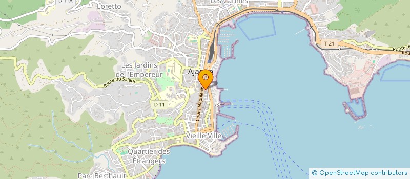 localisation de l'entreprise MADAME MARIE ANTOINETTE TADDEI à AJACCIO