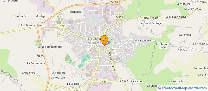 localisation de l'entreprise MADAME MARIE-ANTOINETTE ZIZZO à LA GUERCHE-DE-BRETAGNE