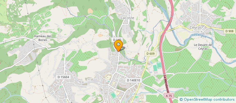 localisation de l'entreprise MADAME MARIE ANTUNES  CLERMONT-L'HERAULT