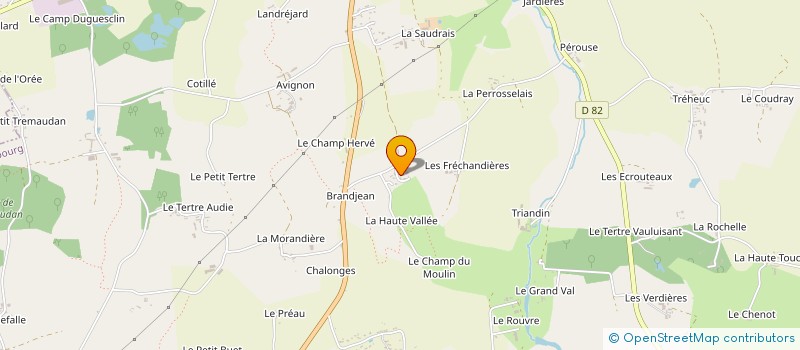 localisation de l'entreprise MADAME MARIE AOUSTIN à COMBOURG