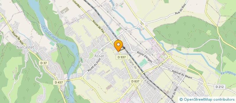 localisation de l'entreprise MADAME MARIE APHATIE  ASSAT