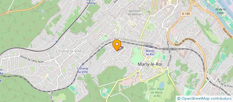 localisation de l'entreprise MADAME MARIE-APOLLINE BILLET à MARLY-LE-ROI