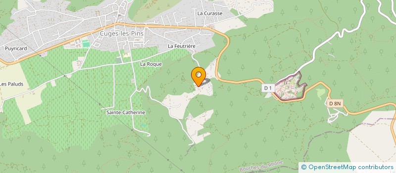 localisation de l'entreprise MADAME MARIE ARCELLIN à CUGES-LES-PINS