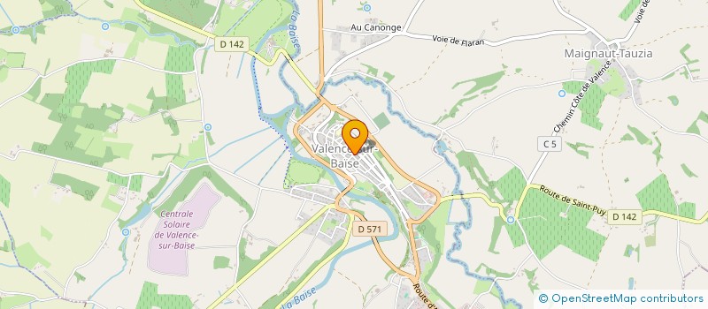 localisation de l'entreprise MADAME MARIE ARDIT à VALENCE-SUR-BAISE