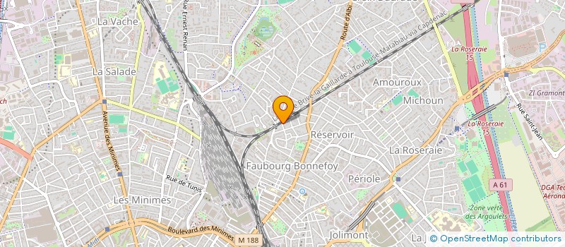 localisation de l'entreprise MADAME MARIE ARDOUREL  TOULOUSE