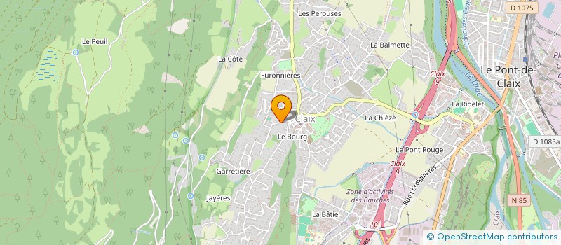 localisation de l'entreprise MADAME MARIE ARGENTO  CLAIX