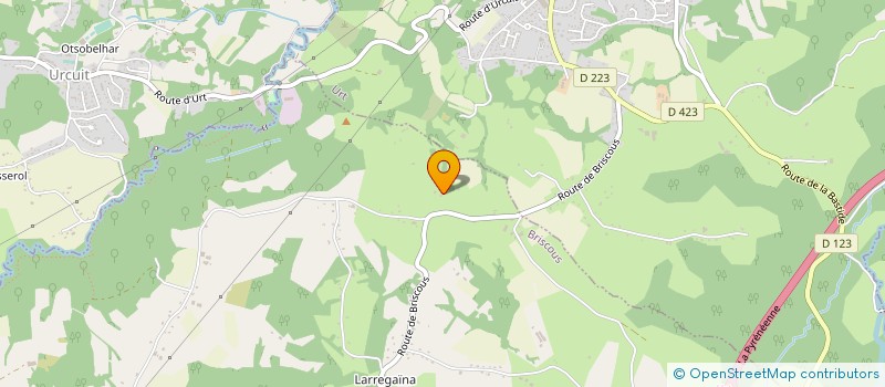 localisation de l'entreprise MADAME MARIE ARHANCET  ISTURITS