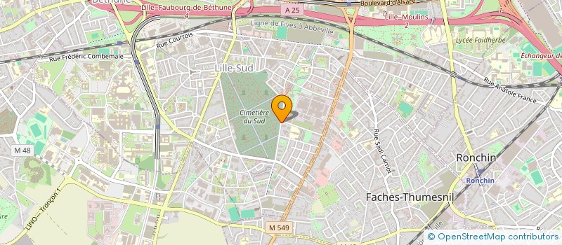 localisation de l'entreprise MADAME MARIE ARICKX  LILLE