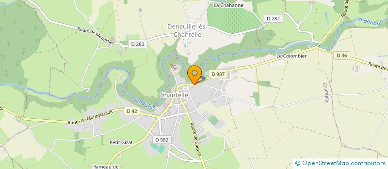 localisation de l'entreprise MADAME MARIE ARMAND  CHANTELLE