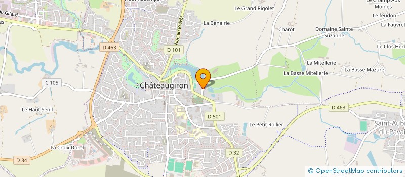 localisation de l'entreprise MADAME MARIE ARMELLE TOUCHARD  CHATEAUGIRON