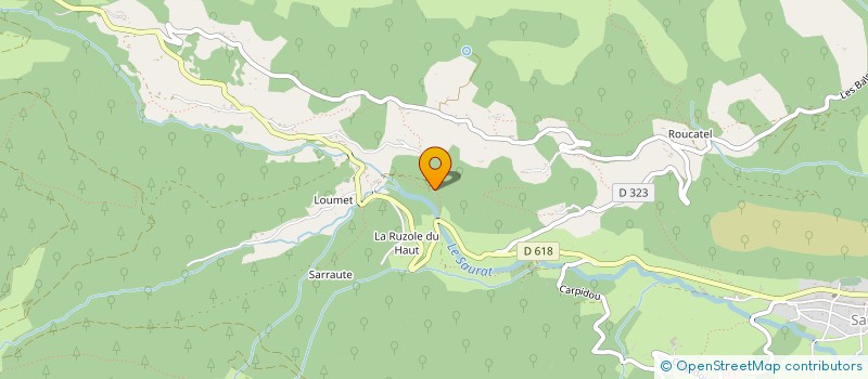 localisation de l'entreprise MADAME MARIE ARNAU à SAURAT