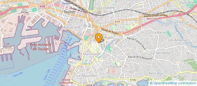 localisation de l'entreprise MADAME MARIE ARNAUD  TOULON